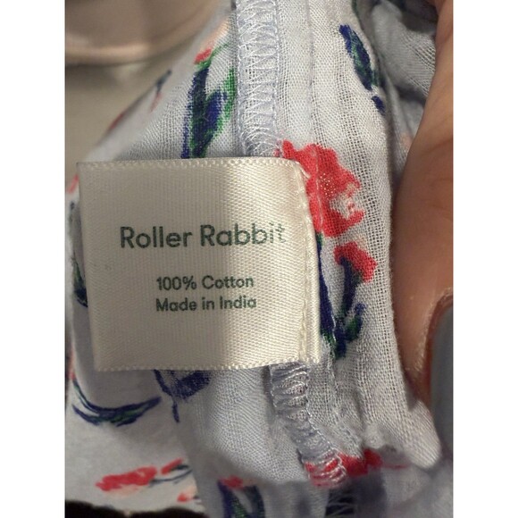 Cottagecore Boho-chic Preppy Roller Rabbit "Adorable" Top Small - Picture 7 of 8